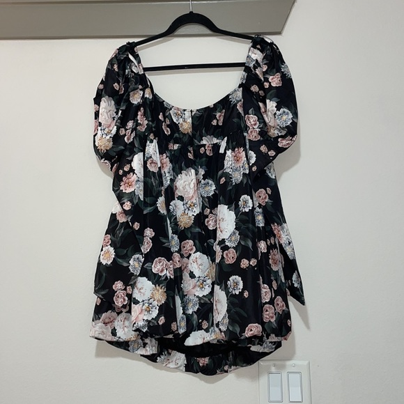 BuddyLove Stassie Puff Sleeve Babydoll Dress in Sleeping Garden SZ S NWT - Picture 4 of 6